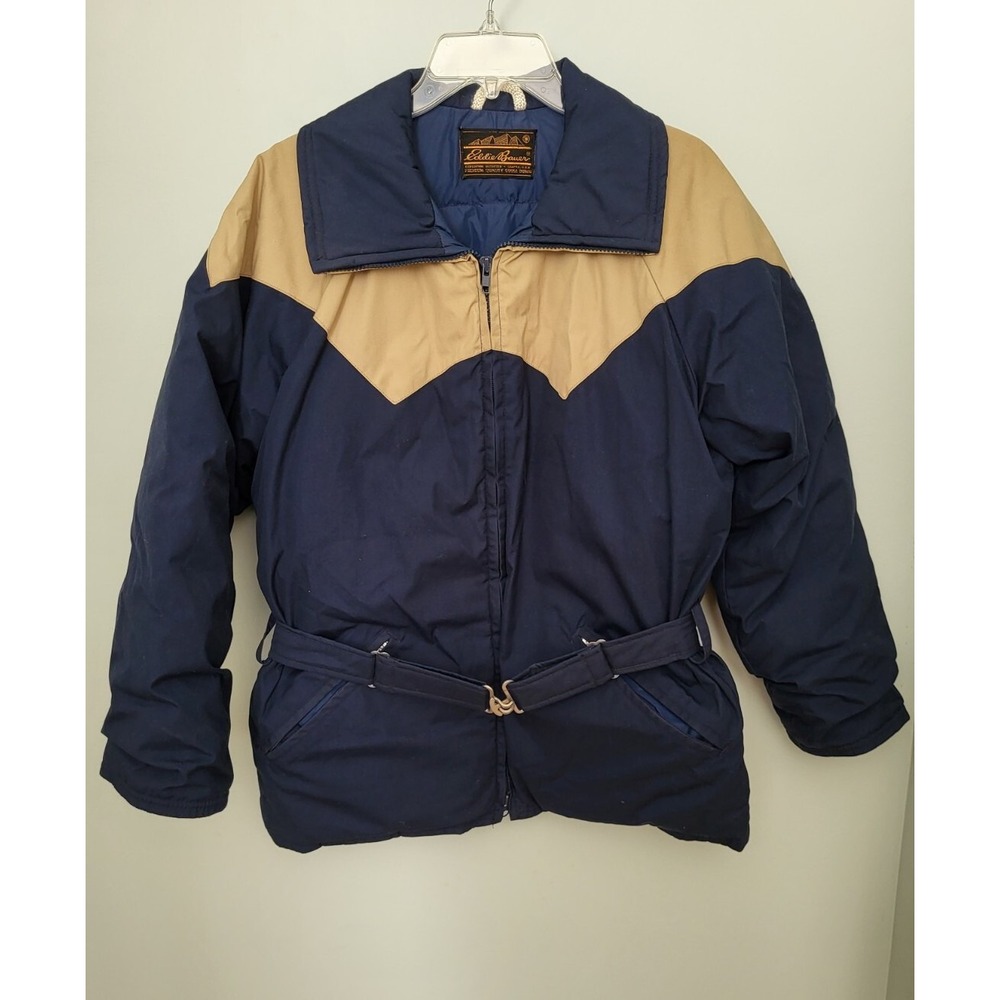 Vintage Eddie Bauer Expedition‎ Goose Down Jacket Parka Coat Kids XL  Women S